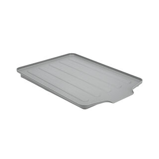 Alberto Aluminum Dish Rack 2 Tiers Silver 56.8*37*27 cm