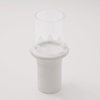 Qurtuba Homez Arqa Candle Holder White 14.5*14.5*28.5 cm