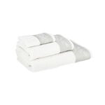 Elite Embroidered Border Bath Towel White 100% Cotton 70*140 cm image number 3