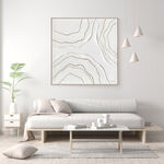 Wall Art Abstrat Hand Painting 120*120 cm image number 0