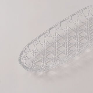 La Mesa glass serving platter 30.1*10.7*2.5 cm