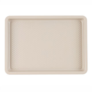 Alberto Beige Nonstick Small Cookie Sheet, 35.2*25.1*2.7 Cm