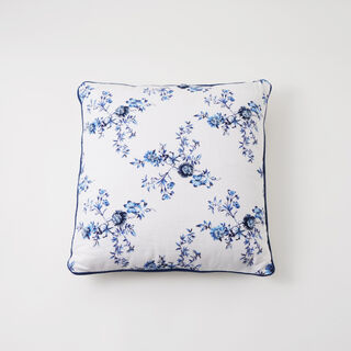 Boutique Blanche cotton floral cushion 45*45cm