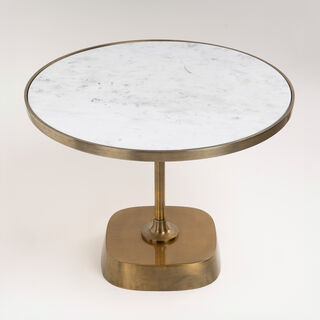 Metal And Marble Coffee Table 60*60*45 cm