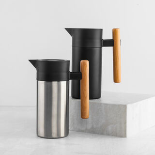 Stainless Steel Coffee Jug Black