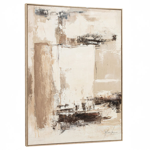 Homez waze wall art framed canvas 90*120 cm, hand painted image number 2