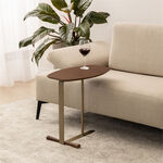 Homez martim drink table, walnut 58*35*55 cm image number 3