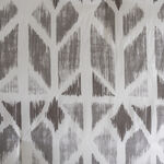 Cottage microfiber block chevron print 6pc king comforter set, grey 220*240cm image number 3