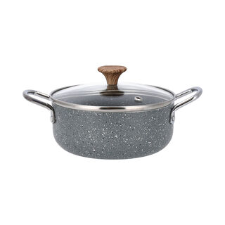 NON STICK STOCKPOT with GLASS LID