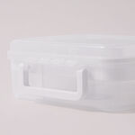 البرتو وعاء سلطة بلاستيك، أبيض 16.8*18.1*8.4سم image number 1