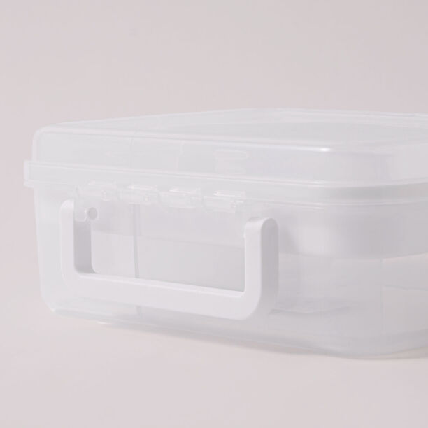 البرتو وعاء سلطة بلاستيك، أبيض 16.8*18.1*8.4سم image number 1