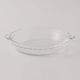 البرتو طبق فطيرة زجاج بروسليكات 0.65لتر