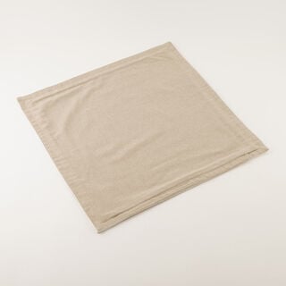Homez Beige Plain Cushion Cover, 50*50Cm