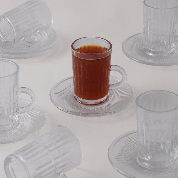 Dallaty Glass Tea Set 12Pcs image number 0