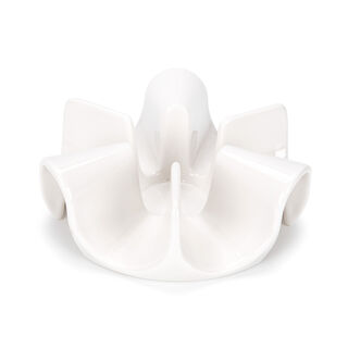 Pot Warmer Porcelain Arch White