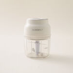 Alberto mini electric stainless steel garlic chopper 230ml in white image number 0