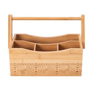 Bamboo Cutlery Holder