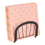 Ambiente Serving Paper Napkins Art Deco Design Rose Gold Color image number 2