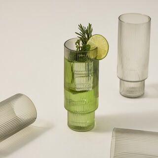 Salam 4 Pieces Glass Hiball Tumblers