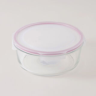 Glasslock round glass food container 2050ml