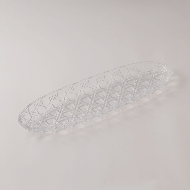 La Mesa medium glass serving platter 50.5*15.7*3.5 cm image number 1