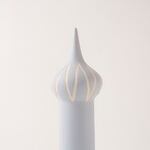 Homez blue ceramic Ramadan decoration 10*10*32.8 cm image number 2