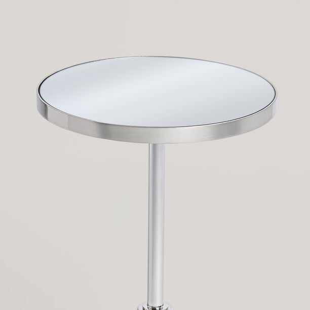 Homez Metal Side Table, Silver 35.5*35.5*53.34Cm image number 1