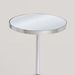 Homez Metal Side Table, Silver 35.5*35.5*53.34Cm image number 1