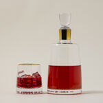 Drink Set 7 Pcs Gold Rim Tumbler 270Ml image number 0