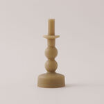 هومز شمعة جلو من شمع الصويا، بيج 5.8*5.8*14سم image number 0