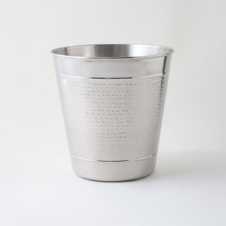  هومز سلة نفايات ستانلس ستيل، فضي 25*25*25 سم