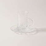 دلتي مجموعة أكواب شاي وقهوة زجاج image number 3