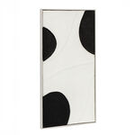 Homez 3pcs framed wall art canvas set, black and white image number 4