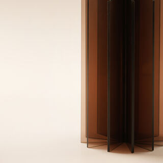 Lucerna accent acrylic Ramadan decorative piece, brown 10*10*32cm
