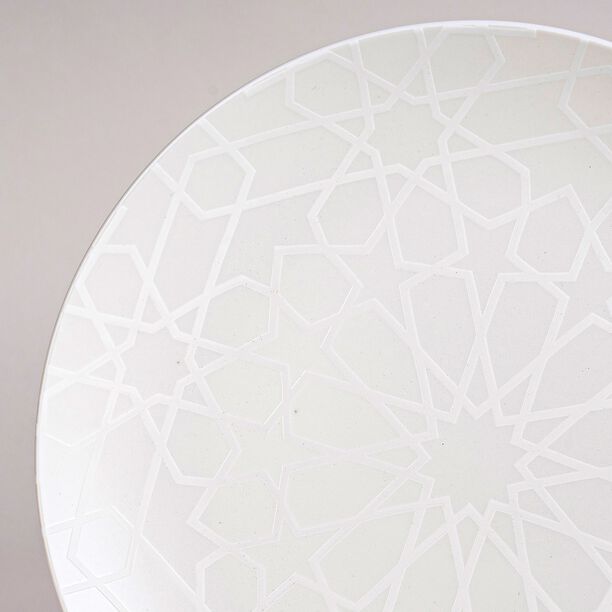 La Mesa white porcelain 18 pc dinner set image number 2