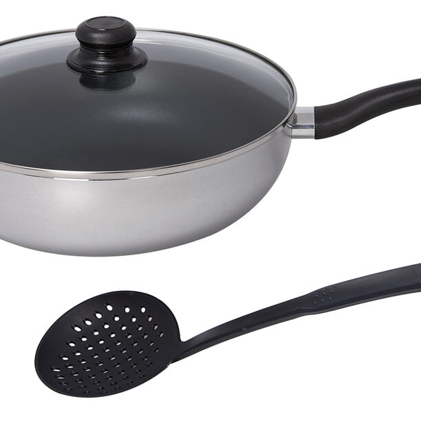 Non Stick Deep Frypan With Skimmer image number 2