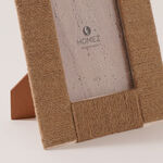 Homze metal and jute photo frame, beige 23*28*3.5 cm image number 2