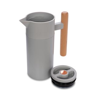 Dallaty Steel Vacuum Flask Nature Matt Grey 1.2L