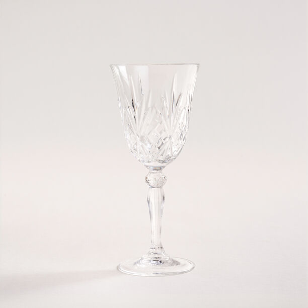 Rcr Set Melodia 18 RCR Melodia Italian Crystal Tumblers Goblet Flute Stem Glasses Set 18 Pieces image number 6