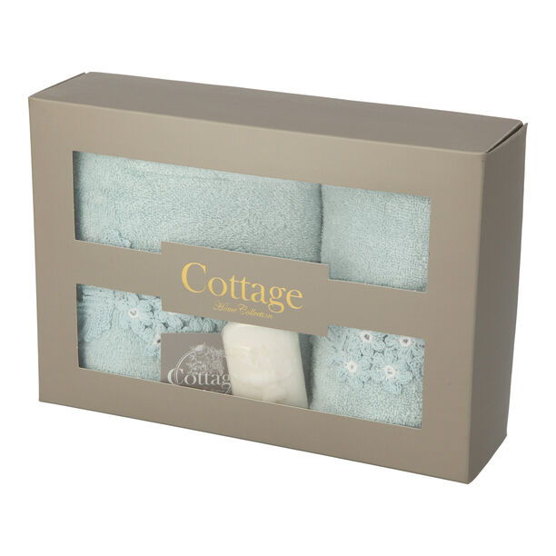 Cottage Cotton Gift Box Ice Blue  image number 0