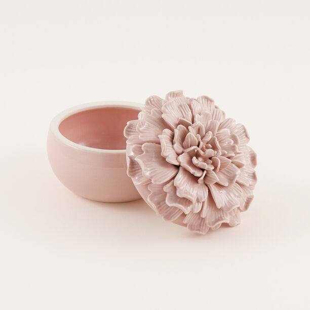 Homez Peaceful Peach Decor Bowl Blush Pink 11.5*11.5*10.8 Cm image number 0