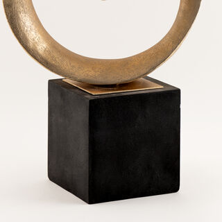 Homez sable pisa decorative sculpture 45*32*67.5cm, gold