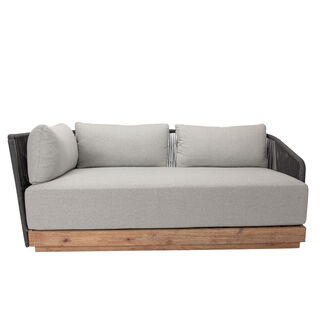 Lux L shaped patio set 2pcs, gray