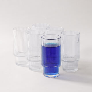 La Mesa 6 pcs modern glass highball 7.1*7.1*15.5 cm
