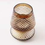 Homez scented glass jar candle 10*12.7cm image number 4