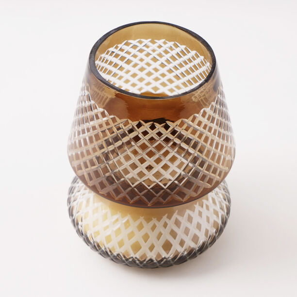 Homez scented glass jar candle 10*12.7cm image number 4