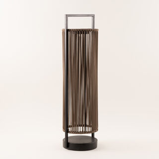 هومز فانوس ستوكو معدن 18*16.5*60سم، أسود وبني