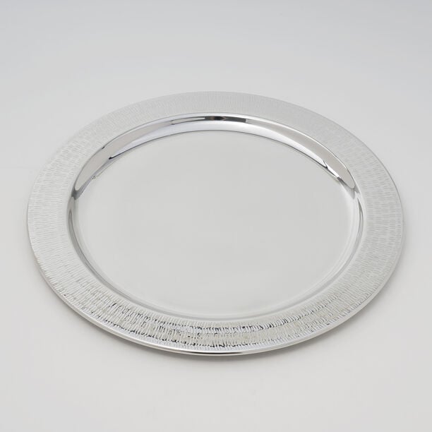 Pearl La Mesa Charger Plate Nickel Plated With Decoration, 36 cm image number 2
