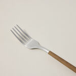 La Mesa 18 pcs cutlery set with wooden handle, silver image number 4