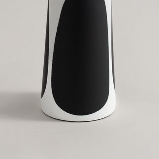 Homez black memphis ceramic vase 10.8*8.7*20.2cm